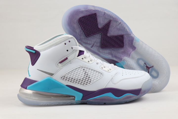 Air Jordan Mars x270 White Purple Jade Blue Shoes - Click Image to Close